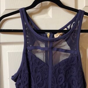 Black Swan Midnight Blue Dress